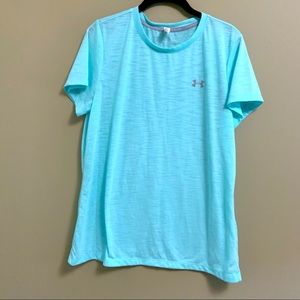Icy Blue loose-fit Under Armour shirt sz L